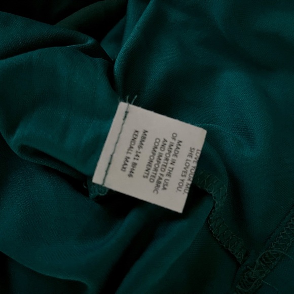 NWOT SMYMM Teal Maxi Dress - Picture 3 of 4